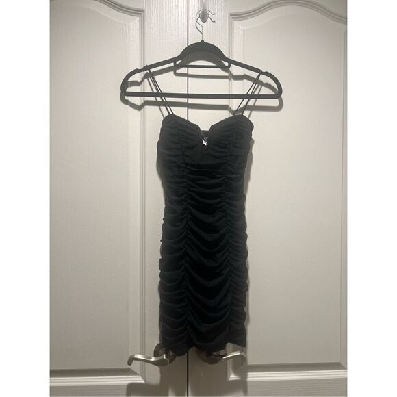 Princess Polly I WANT YOU MINI DRESS BLACK size 2 - Picture 5 of 7